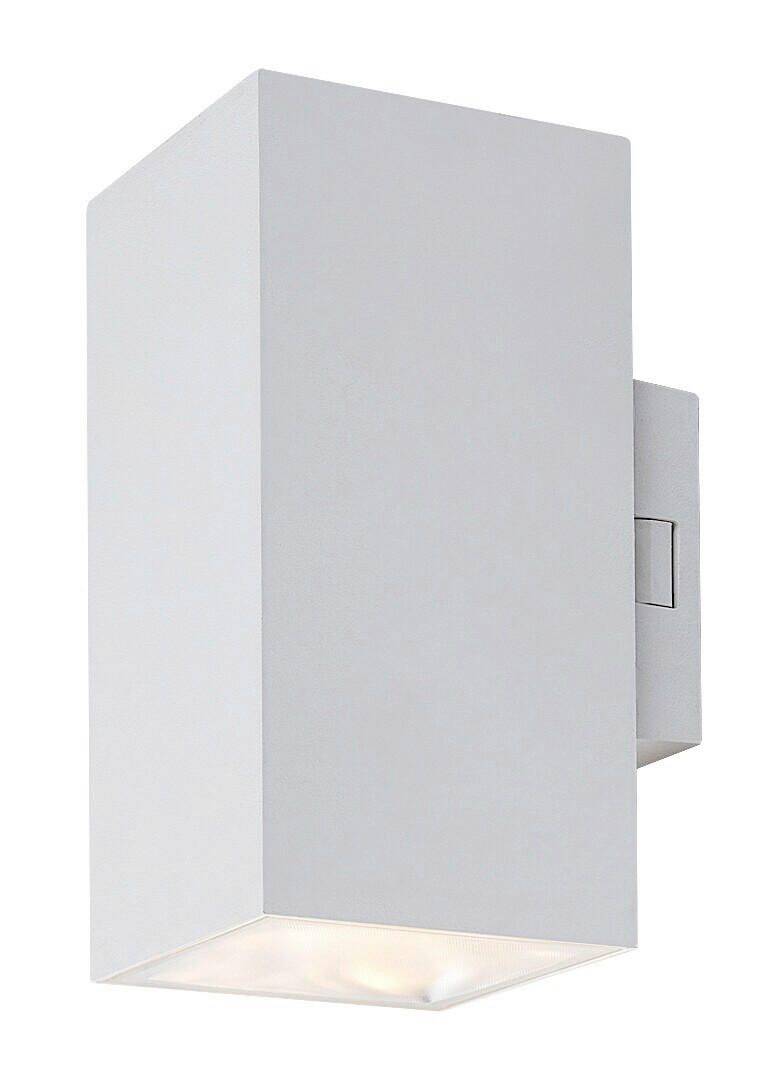 VONKAJŠIE LED SVIETIDLO  - biela, Basics, plast (16/7,5/10cm)