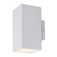 VONKAJŠIE LED SVIETIDLO  - biela, Basics, plast (16/7,5/10cm)