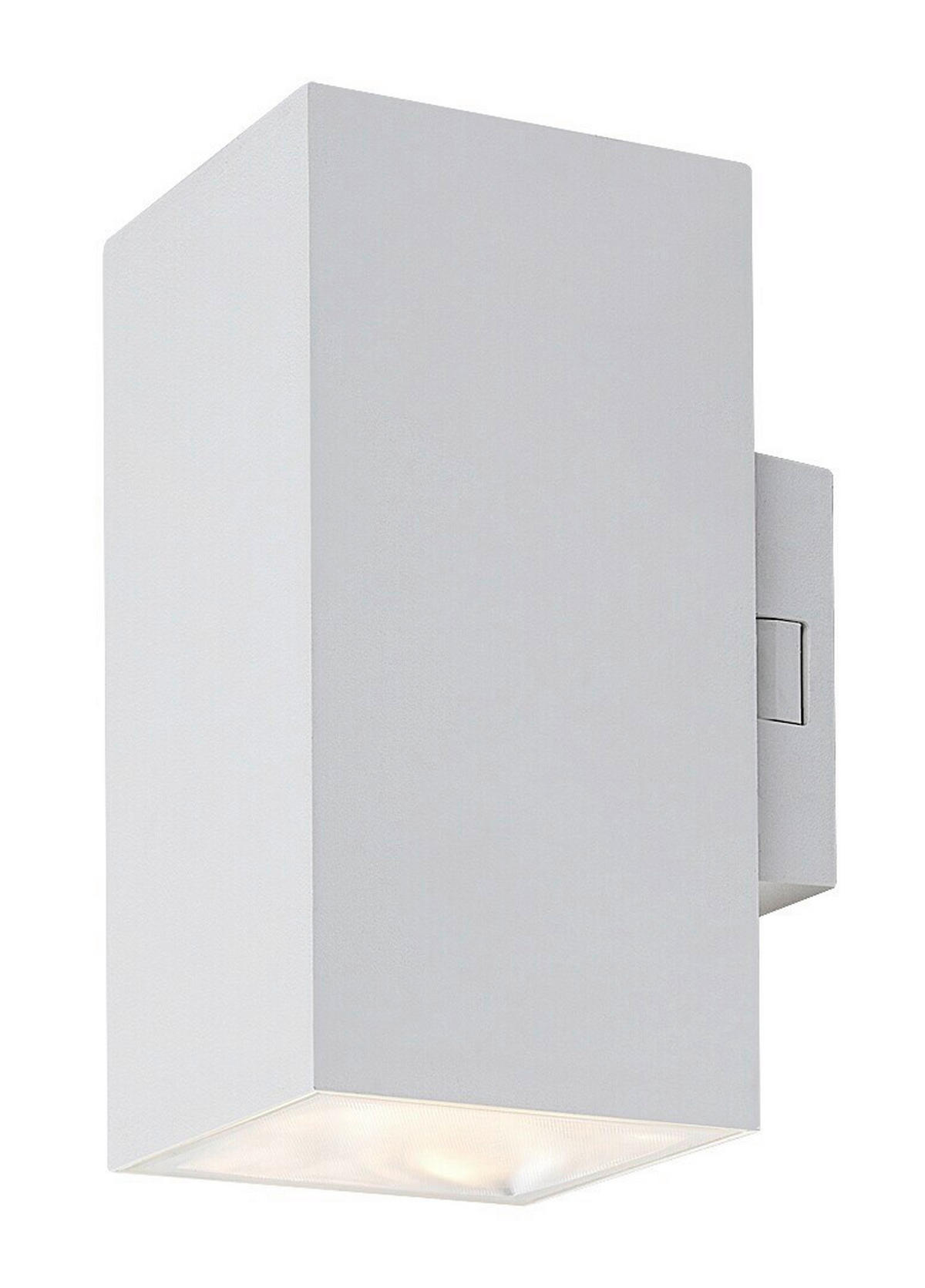 VONKAJŠIE LED SVIETIDLO  - biela, Basics, plast (16/7,5/10cm)