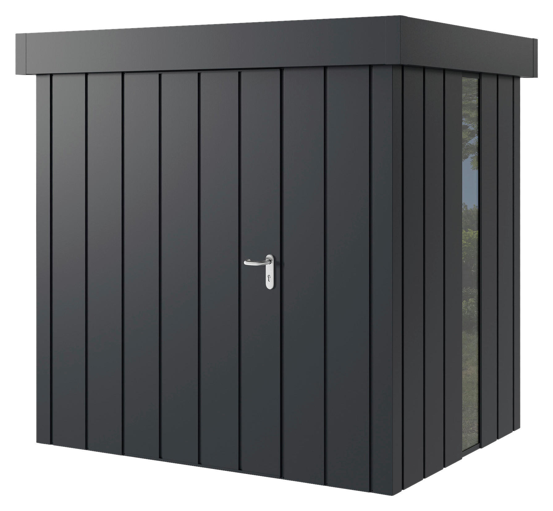 GERÄTEHAUS 229/220/181 cm  - Anthrazit, Basics, Metall (229/220/181cm)