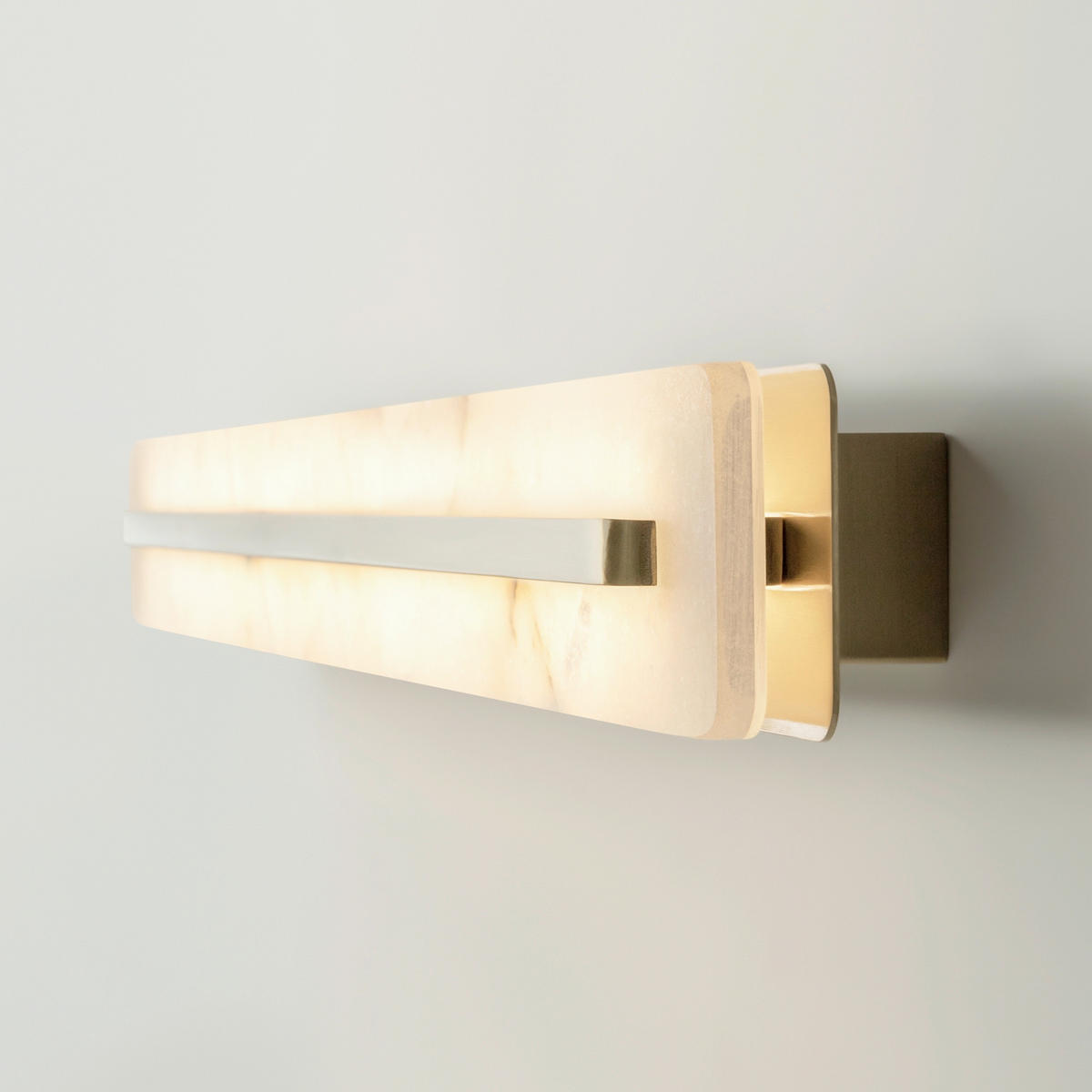 WANDLEUCHTE - Messingfarben, Design, Metall (6,6/8/80cm) - MAYTONI