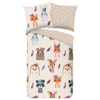 JUGENDBETTWÄSCHE Rave Renforcé 135/200 cm  - Multicolor, Design, Textil (135/200cm)