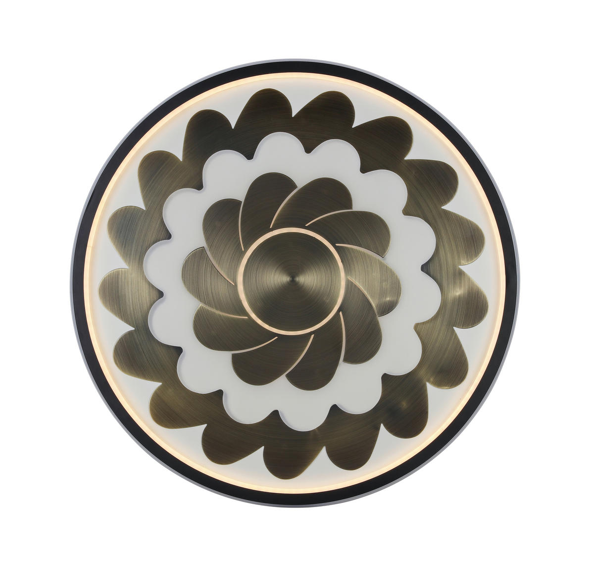 STROPNÉ LED SVIETIDLO, 58/5,5 cm  - čierna/biela, Lifestyle, kov/plast (58/5,5cm) - Dieter Knoll