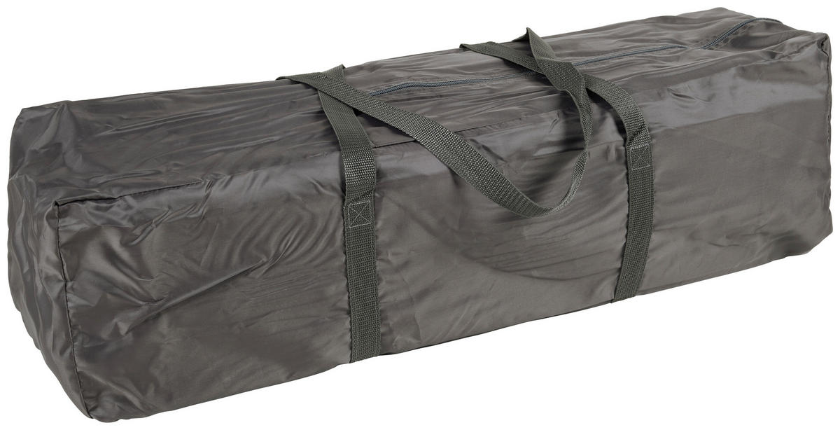 REISEBETT Dunkelgrau  - Dunkelgrau, Basics, Kunststoff/Textil (120/60/74cm) - My Baby Lou