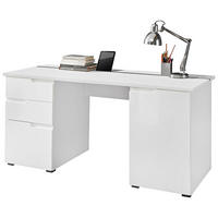 Birou, material pe bază de lemn - alb, Design, material pe bază de lemn (158/76/67cm) - Xora