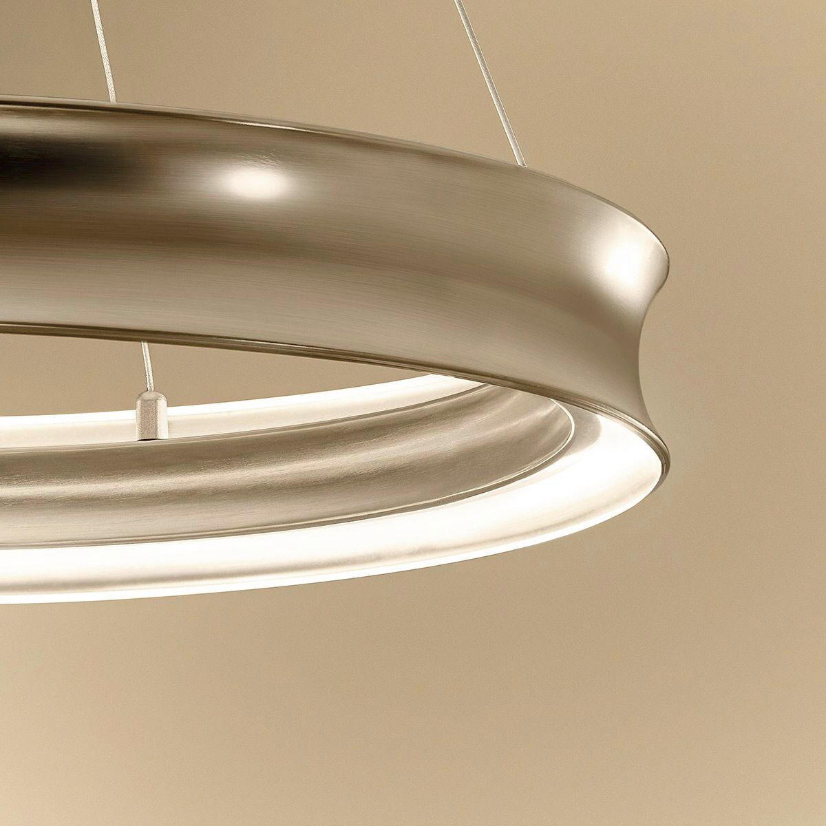 LED-HÄNGELEUCHTE Kichler 95/74,8 cm  - Champagner, Design, Metall (95/74,8cm) - Elstead Lighting