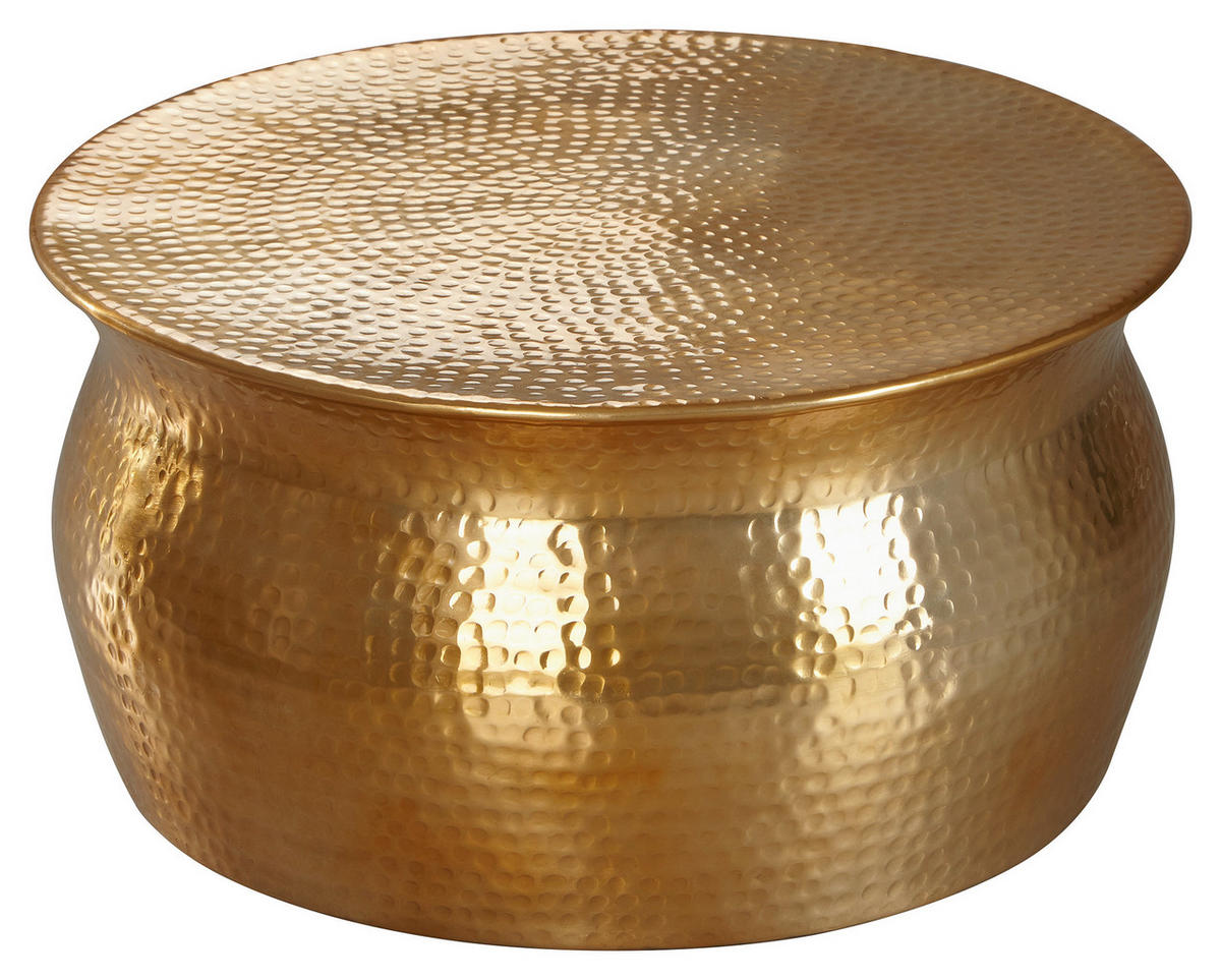 DOHÁNYZÓASZTAL fém 60/60/30,5 cm   - arany, Lifestyle, fém (60/60/30,5cm) - MID.YOU