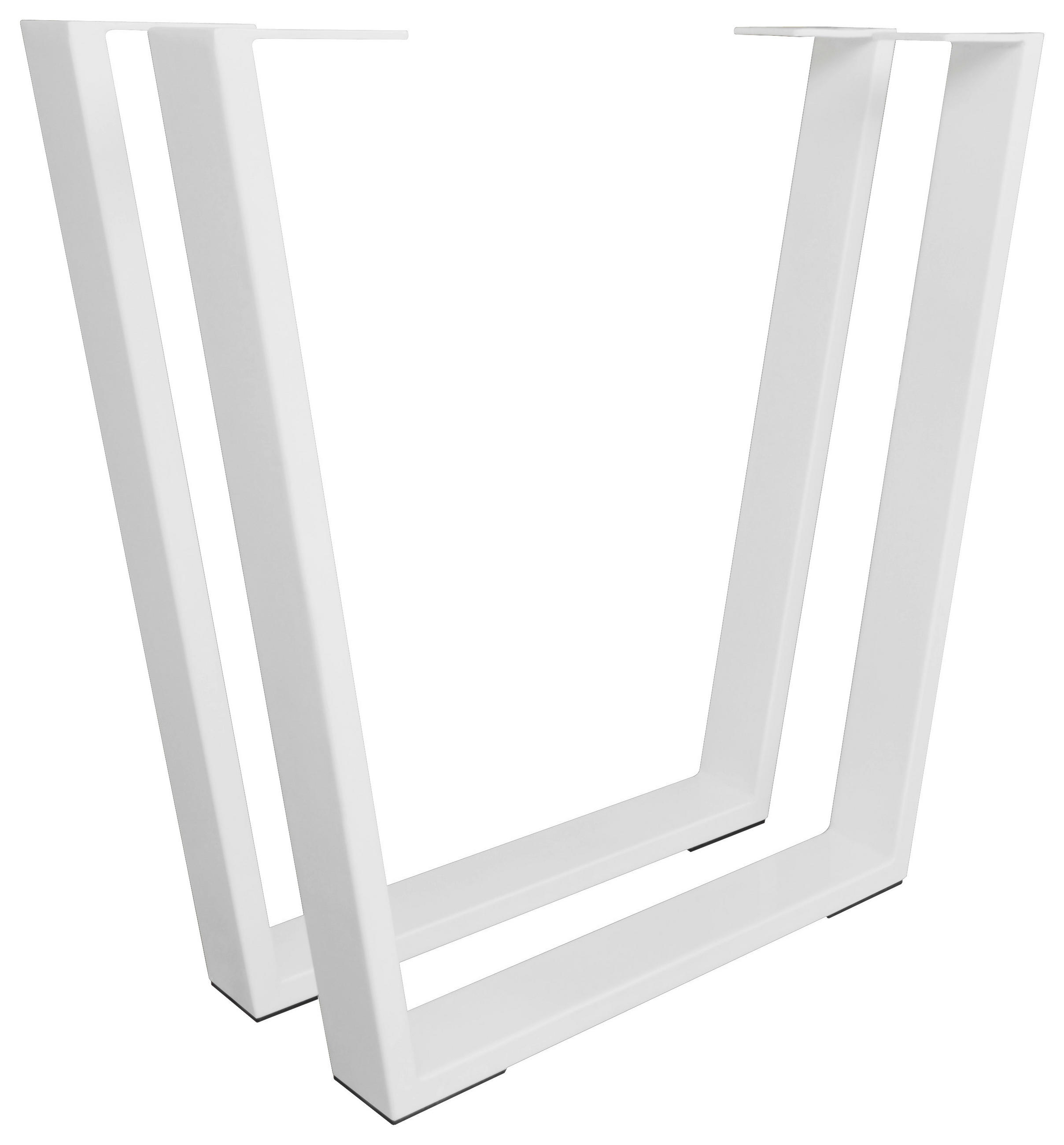 TISCHGESTELL Weiß  - Weiß, Design, Metall (78/72,5/7,5cm) - Valdera