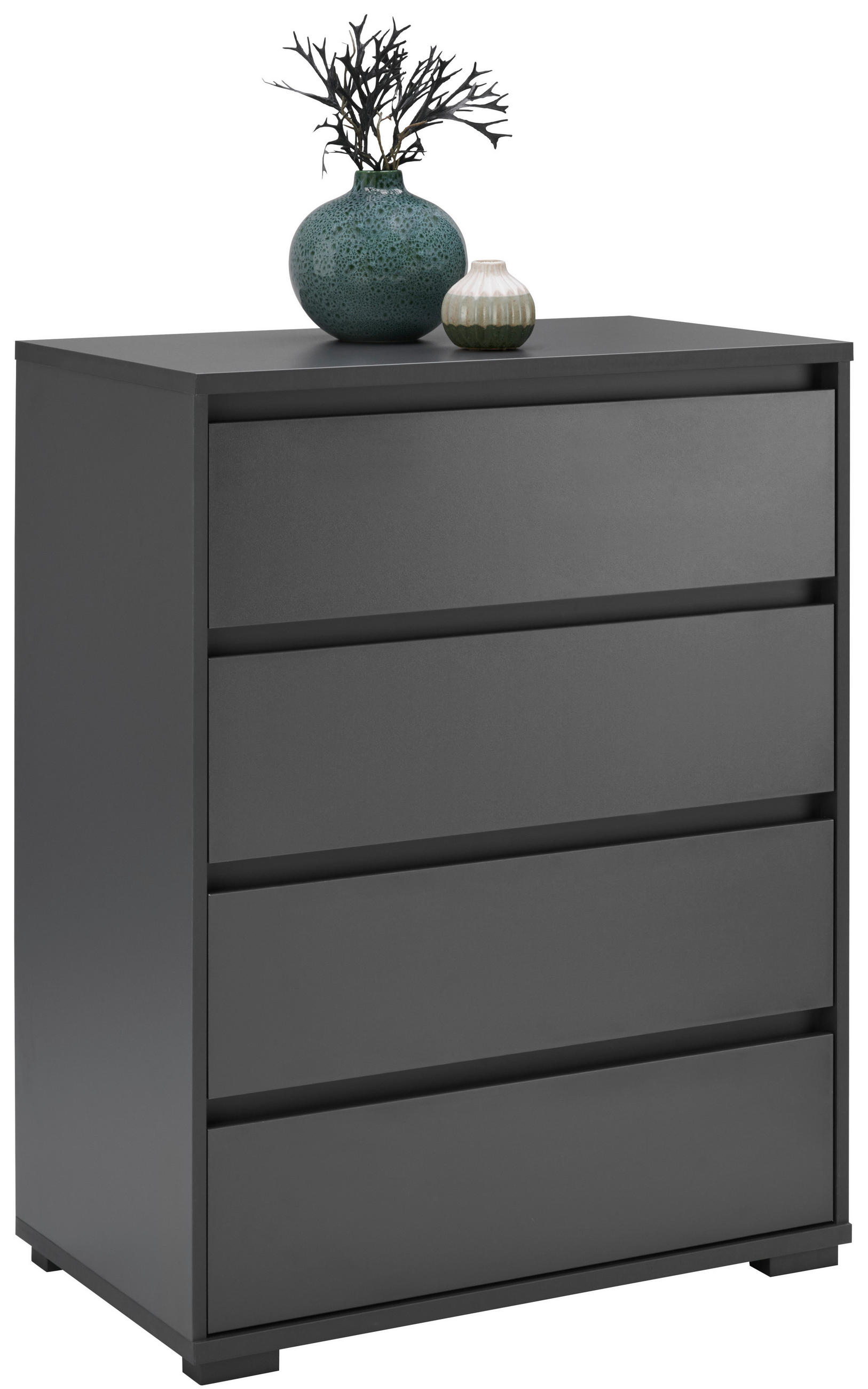 Carryhome Kommode Anthrazit 80x103x48 cm