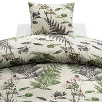 PÅSLAKANSET flatväv 150/210 cm  - grön/multicolor, Basics, textil (150/210cm)