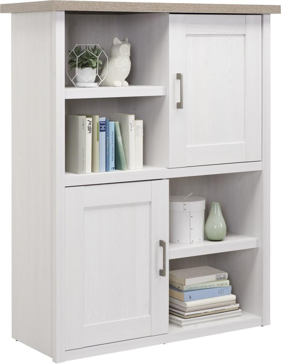 HIGHBOARD  in 106/135/42 cm  - Trüffeleichefarben/Graphitfarben, LIFESTYLE, Holzwerkstoff/Metall (106/135/42cm) - Carryhome