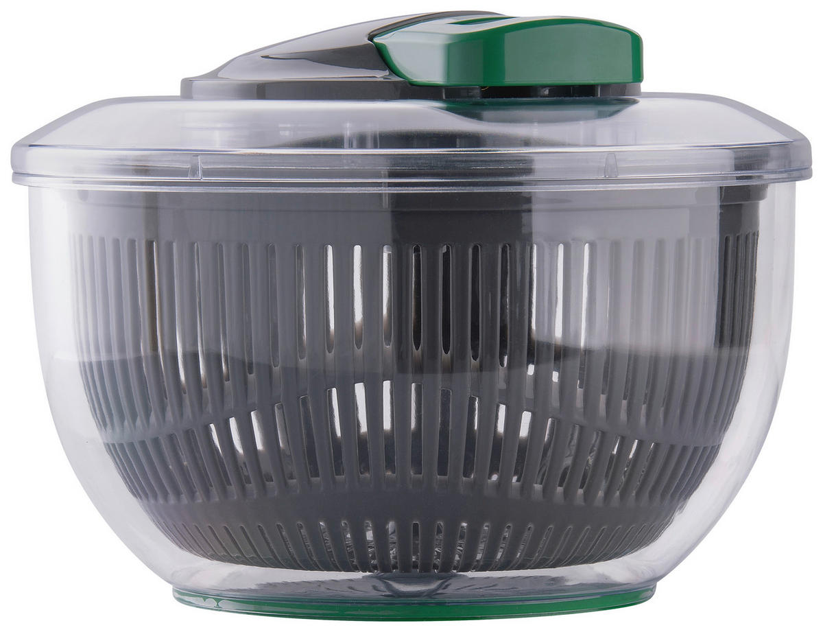 ODSTŘEDIVKA NA SALÁT - zelená/tmavě šedá, Design, plast (24,5cm) - Chefkoch+Fackelmann
