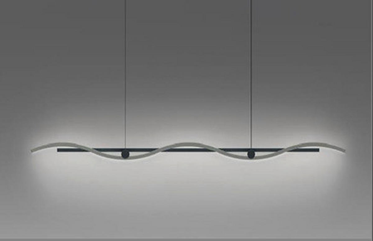 LED-HÄNGELEUCHTE 125/7/140 cm  - Schwarz, Basics, Metall (125/7/140cm) - BOPP