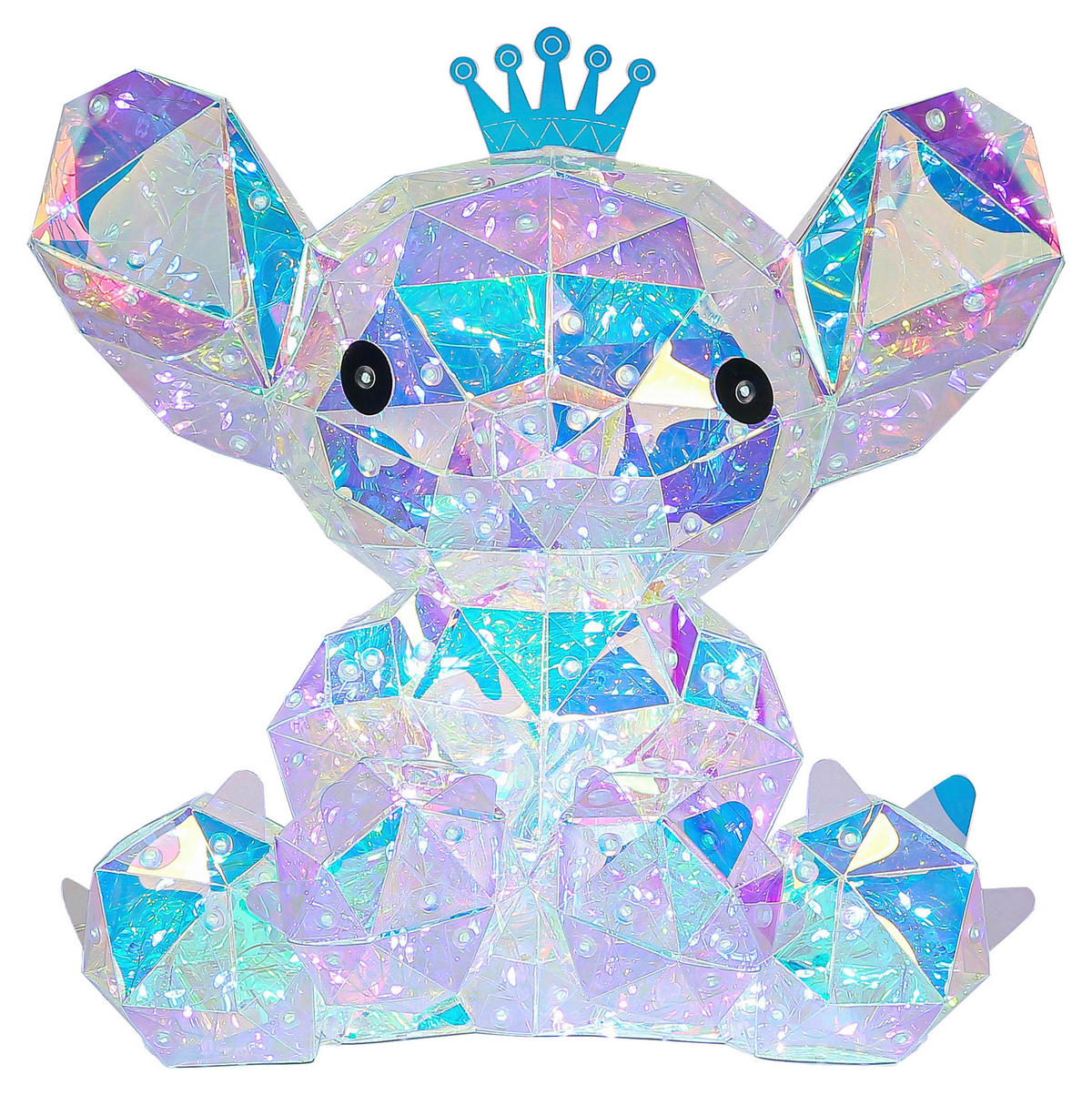 TISCHLEUCHTE - Transparent/Perlmutt, Trend, Kunststoff (21/27/30cm) - Novel