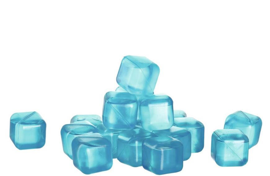 MEHRWEG-EISWÜRFEL - Blau, Basics, Kunststoff (6,4/16/6,4cm) - Leonardo