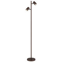 STOJACÍ LAMPA, 27/22/158 cm - bronzová, Design, kov (27/22/158cm) - Globo