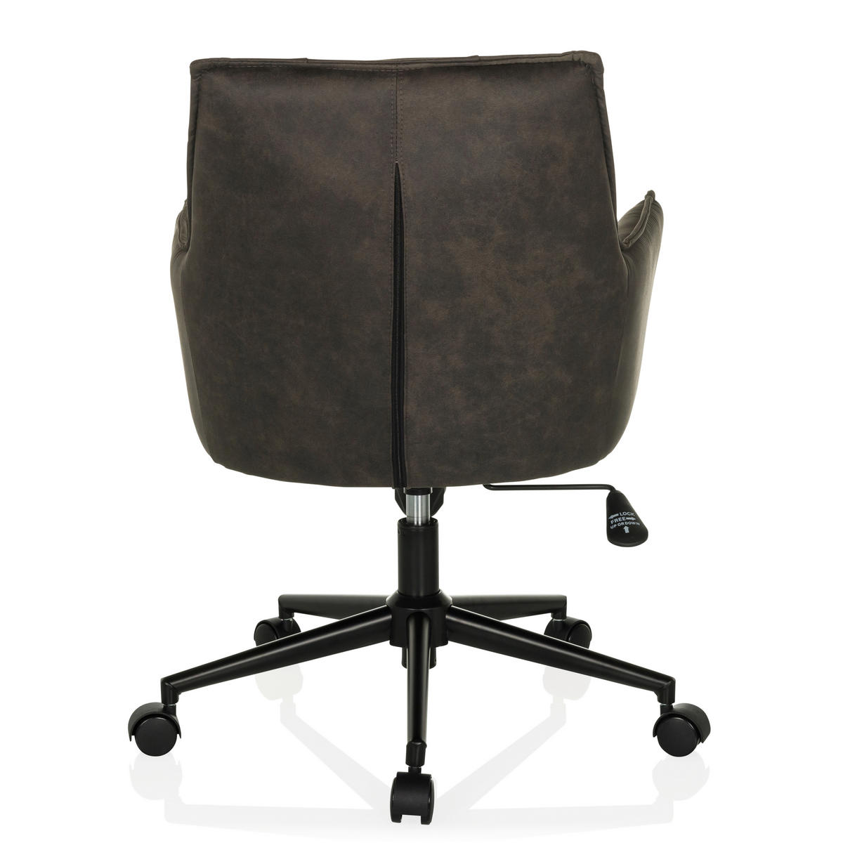 DREHSTUHL Dunkelgrau  - Dunkelgrau/Schwarz, MODERN, Kunststoff/Textil (54/85/70cm) - MID.YOU