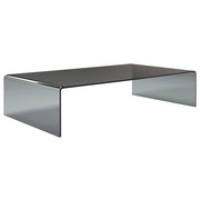 COUCHTISCH in Glas 130/70/30 cm - Grau, KONVENTIONELL, Glas (130/70/30cm) - Natuzzi