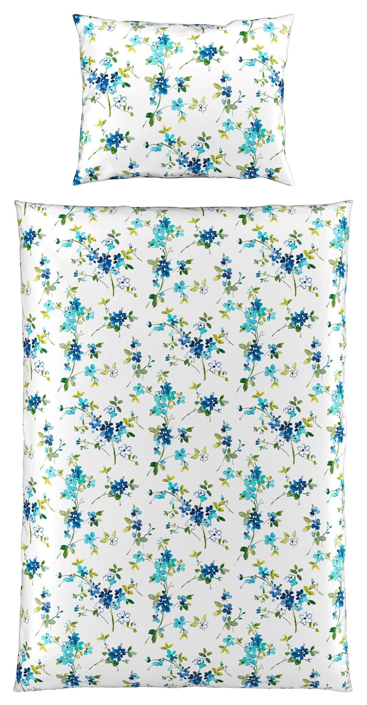 POSTELJNINA BIBI 140/200 cm saten modra  - modra, Konvencionalno, tekstil (140/200cm) - Esposa