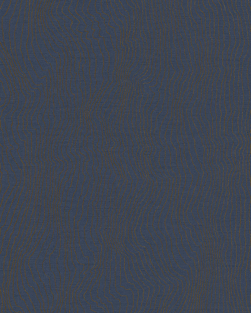 TAPETA VINILNA  plava, zlatne boje  - zlatne boje/plava, Design, papir (53*1000cm)