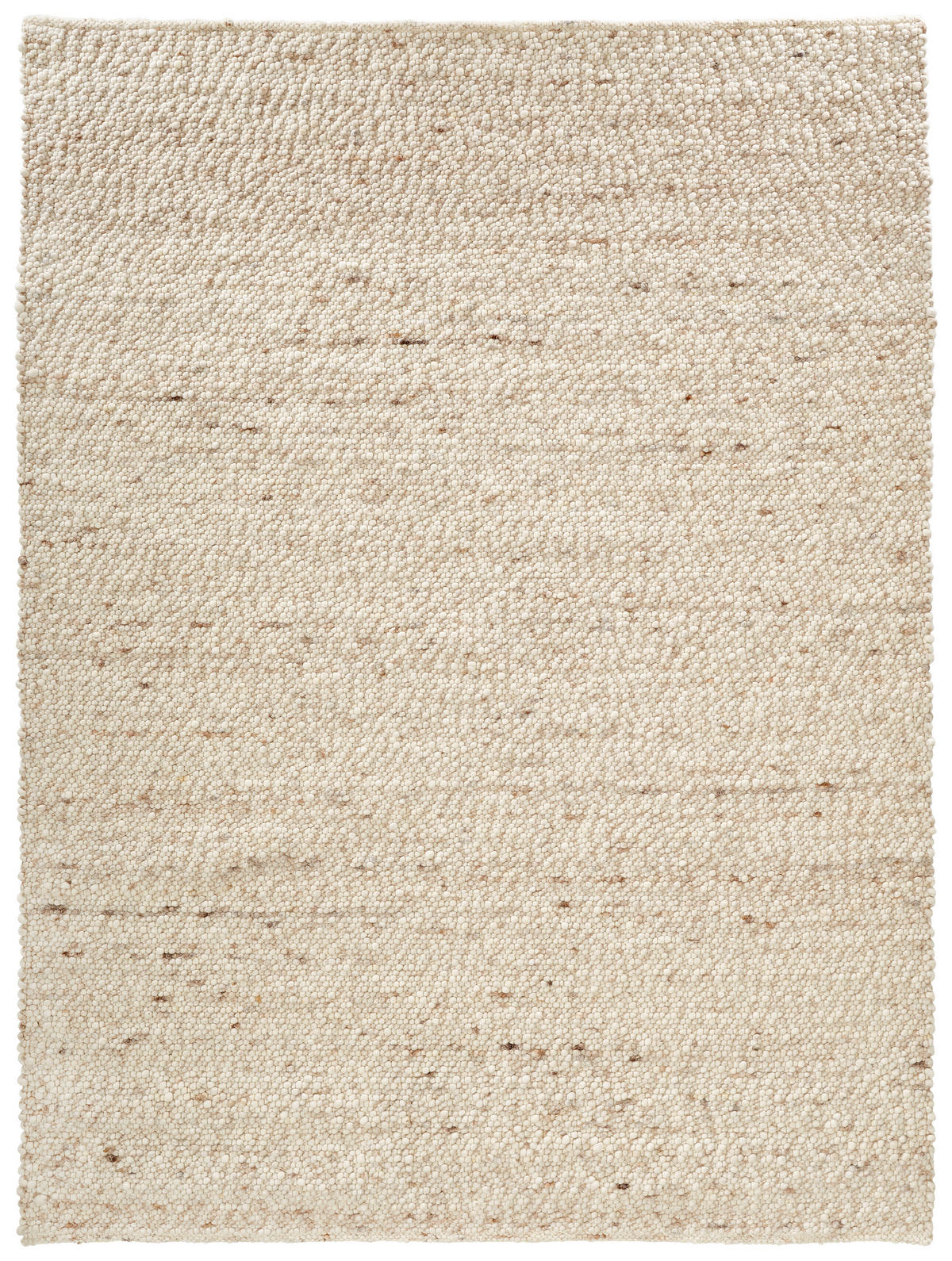 HANDWEBTEPPICH 130/190 cm Weiß  - Weiß, Basics, Textil (130/190cm) - Linea Natura