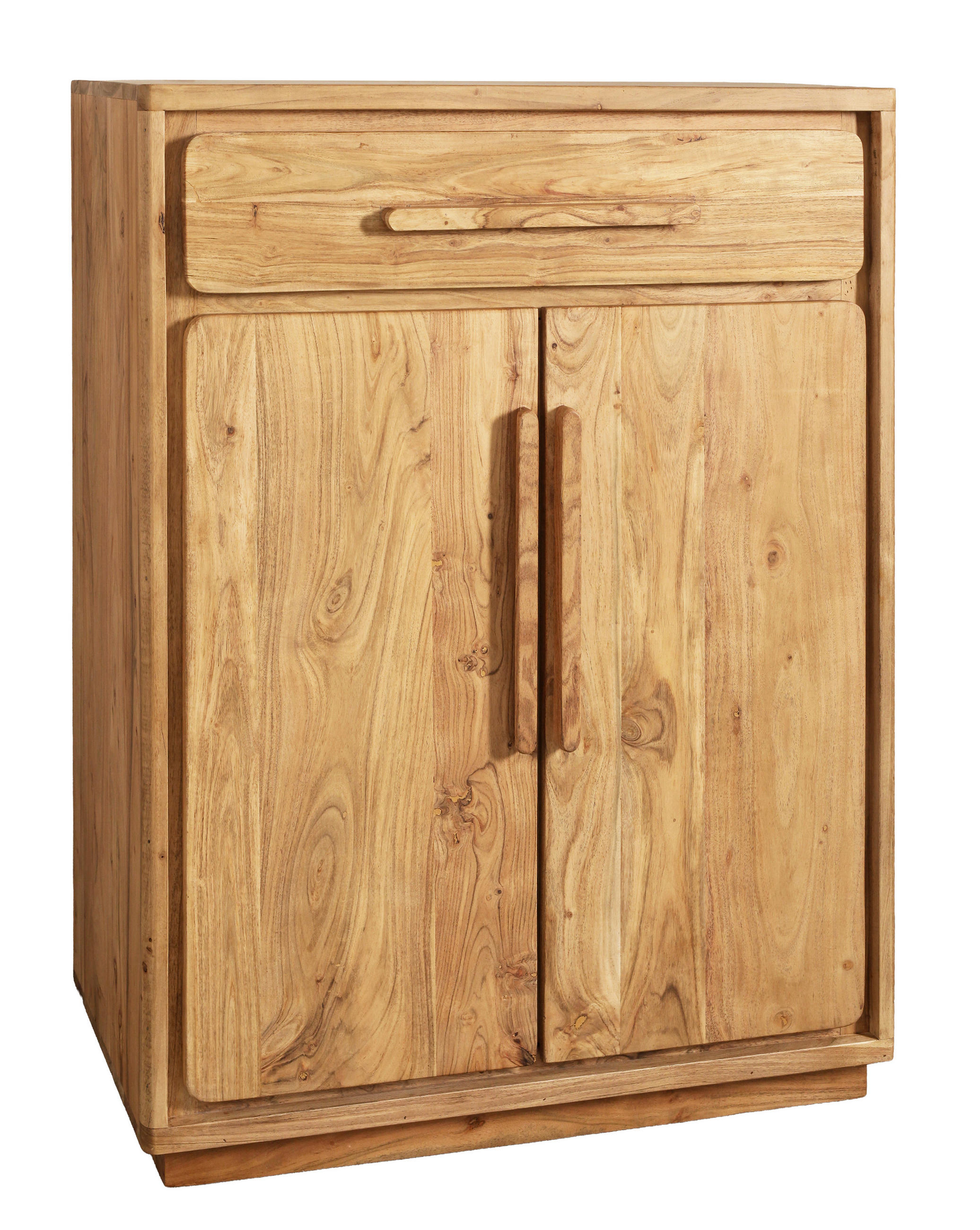 SCHUHSCHRANK Akazie vollmassiv Akaziefarben  - Akaziefarben, LIFESTYLE, Holz (85/110/43cm) - Landscape
