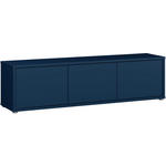 LOWBOARD  in 154,2/42,5/34,9 cm  - Dunkelblau/Grau, MODERN, Holzwerkstoff/Metall (154,2/42,5/34,9cm) - Carryhome