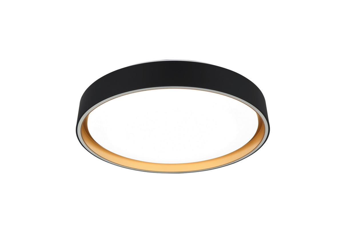 LED-DECKENLEUCHTE  40/7,5 cm    - Weiss/Goldfarben, Basics, Kunststoff (40/7,5cm)