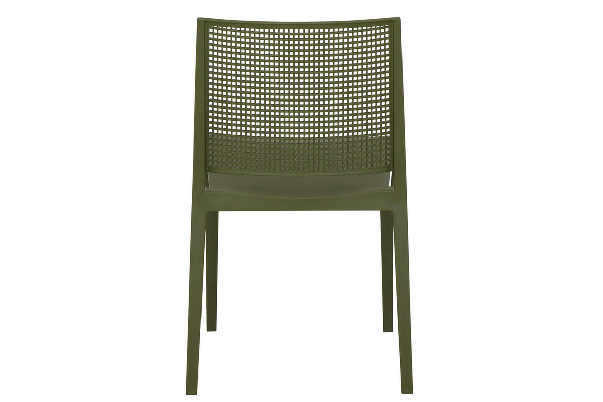 GARTENGARNITUR 3-teilig Stahl  - Grün, Basics, Kunststoff/Metall (80/80/80cm) - Siena Garden