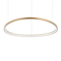 LED-HÄNGELEUCHTE 105/28,5/205 cm  - Messingfarben, Design, Kunststoff/Metall (105/28,5/205cm) - Ideal Lux