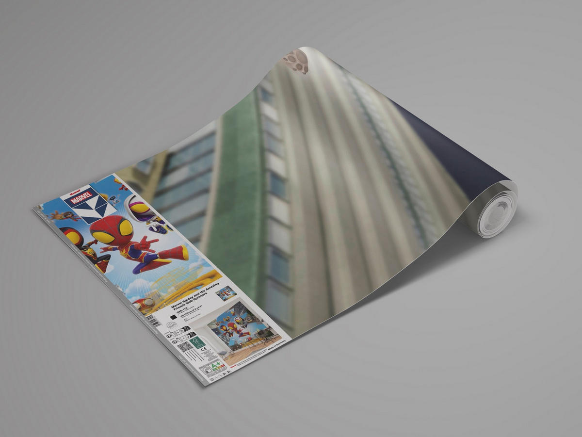 FOTOTAPETE SPIDEY AND HIS AMAZING FRIENDS  - Naturfarben, Design, Textil (250/250cm) - Marvel