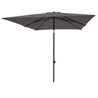 SONNENSCHIRM 230 cm Taupe  - Taupe/Schwarz, Basics, Kunststoff/Textil (230/230cm)