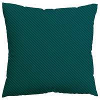 KOPFKISSENBEZUG 80/80 cm  - Dunkelgrün/Petrol, Basics, Textil (80/80cm) - Schlafgut