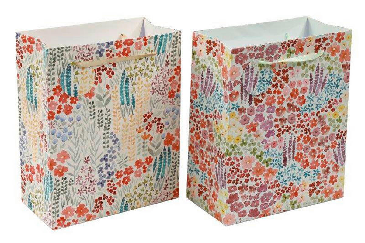 Pungă Pentru Cadou  - multicolor, Basics, hârtie (26,0/33,0/13,0cm)