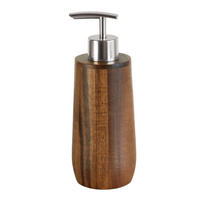 DÁVKOVAČ MÝDLA hnědá - hnědá, Konvenční, dřevo (8/17cm) - Kleine Wolke