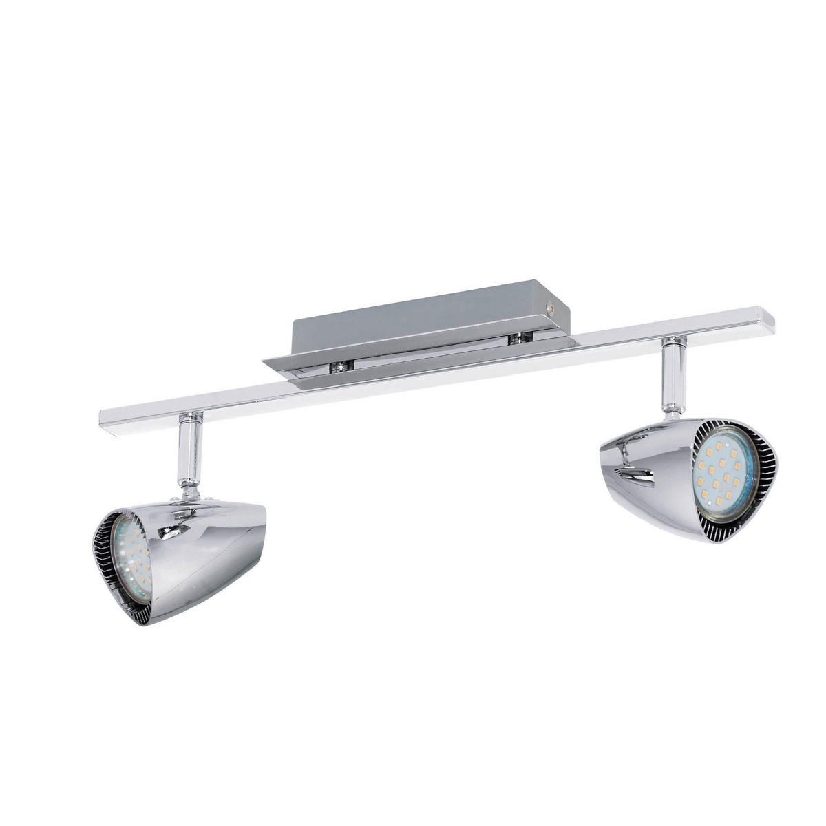 LED ZÁŘIČ, 39/7/4 cm - barvy chromu, Basics, kov/plast (39/7/4cm) - Eglo