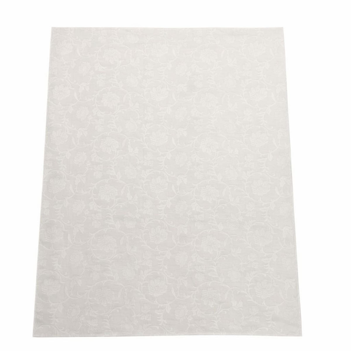 STOLNJAK 140/180 cm   LEANDRA  - bela, Osnovno, tekstil (140/180cm) - Novel