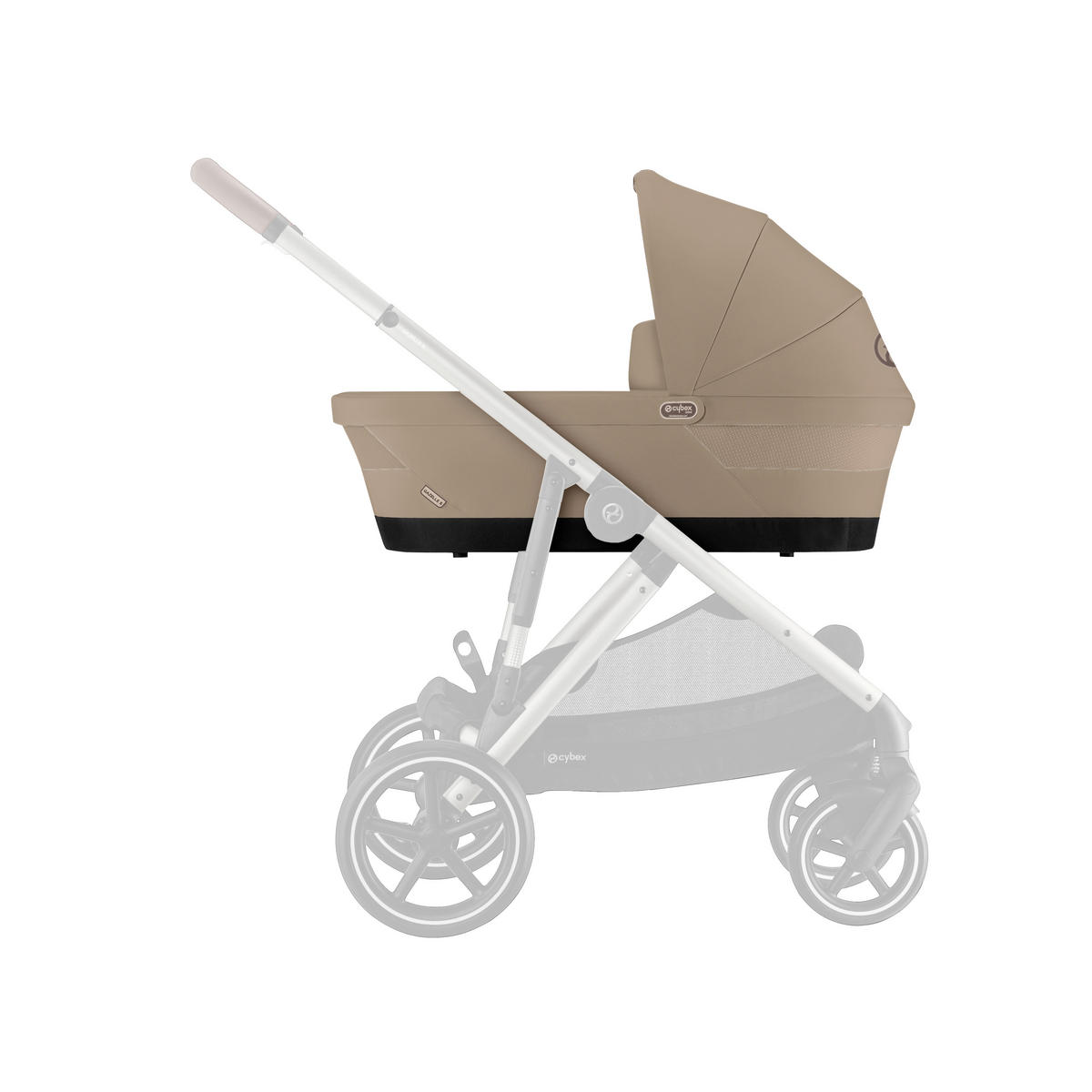 LIEGEWANNE - Beige, Basics, Kunststoff/Textil (86/44/27-56cm) - cybex GOLD