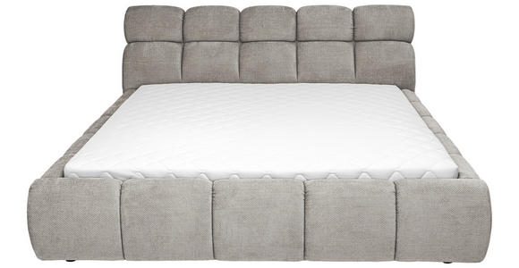 POLSTERBETT Beige 180/200 cm  - Beige/Schwarz, Design, Kunststoff/Textil (180/200cm) - Esposa