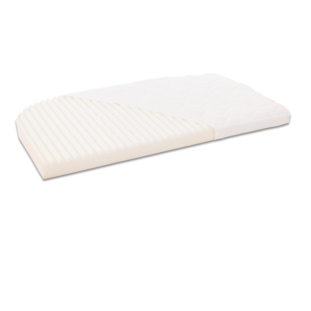 BEISTELLBETTMATRATZE Babybay Original  81/41,5 cm    - Weiß, Basics, Textil (81/41,5cm) - Babybay