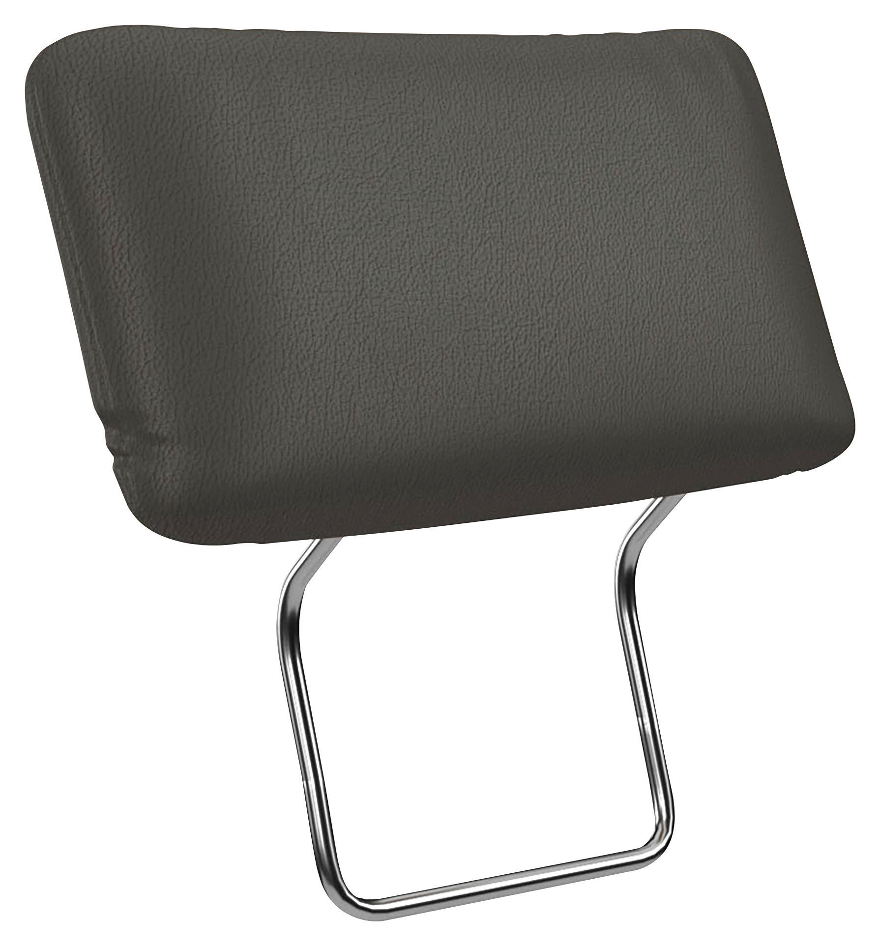 KOPFSTÜTZE - Anthrazit, MODERN, Leder (50/25/12cm) - Sit & More