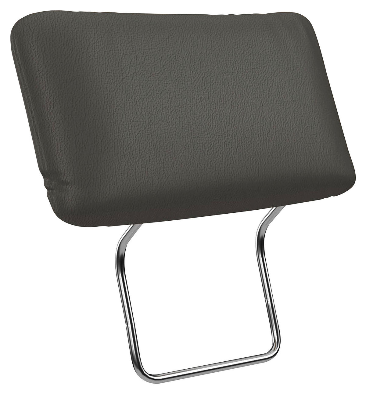 KOPFSTÜTZE - Anthrazit, MODERN, Leder (50/25/12cm) - Sit & More