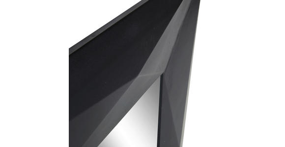 WANDSPIEGEL 90/90/4 cm    in rechteckig  - Schwarz, LIFESTYLE, Glas/Holzwerkstoff (90/90/4cm) - Landscape