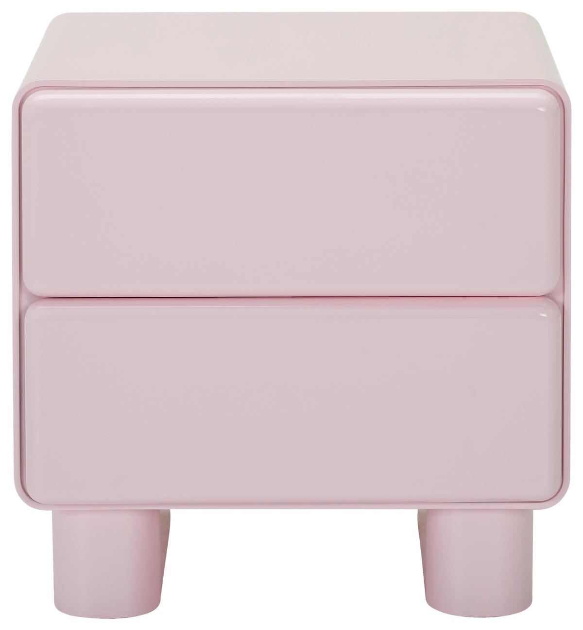 NACHTSCHRANK 56,5/56,5/42,5 cm  - Rosa, Design, Holzwerkstoff (56,5/56,5/42,5cm) - Novel