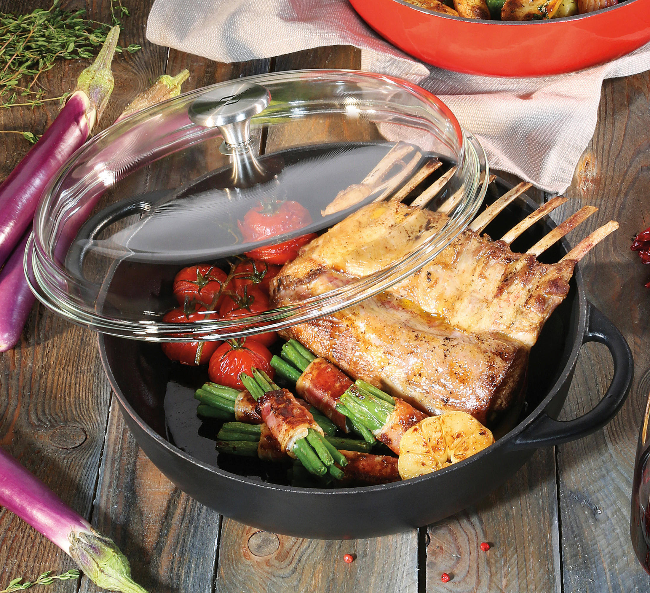 Thumbnail - Küchenprofi Bratpfanne Provence, Schwarz, Metall, 3.9 L, 7.5 cm, Kochen, Pfannen, Bratpfannen