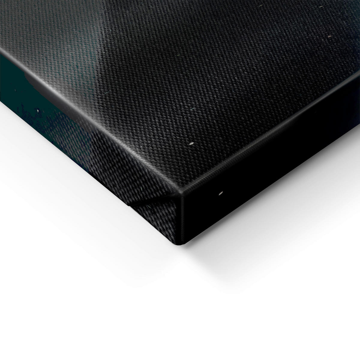 LEINWANDBILD Landschaft & Natur, Mond 150/60 cm  - Multicolor, Basics, Holz/Textil (150/60cm)