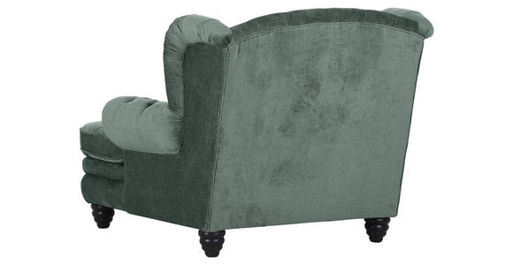 XXL-SESSEL - Petrol/Schwarz, Design, Holz/Textil (127/106/149cm) - Landscape