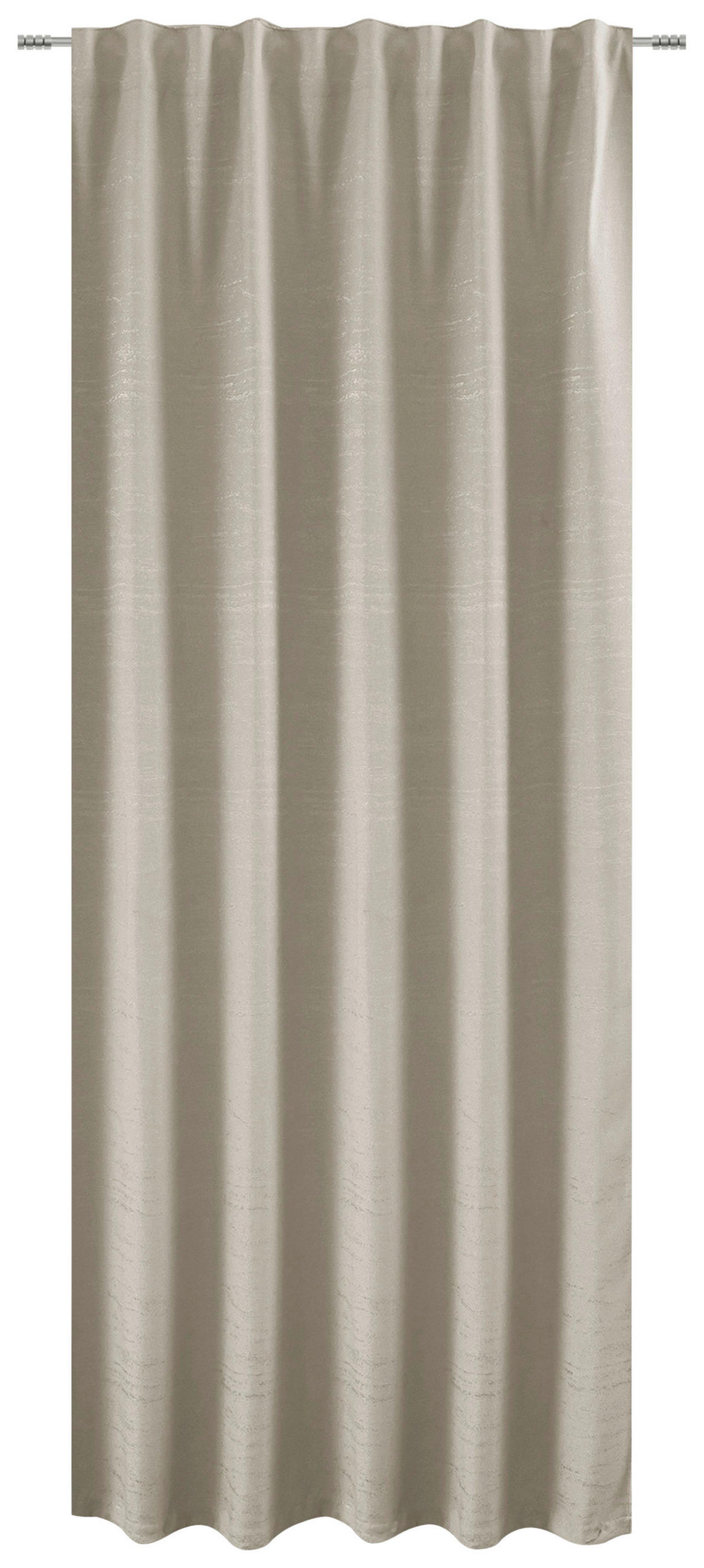 HOTOVÝ ZÁVES, nepriehľadné, 135/245 cm - svetlosivá, Basics, textil (135/245cm) - Esposa