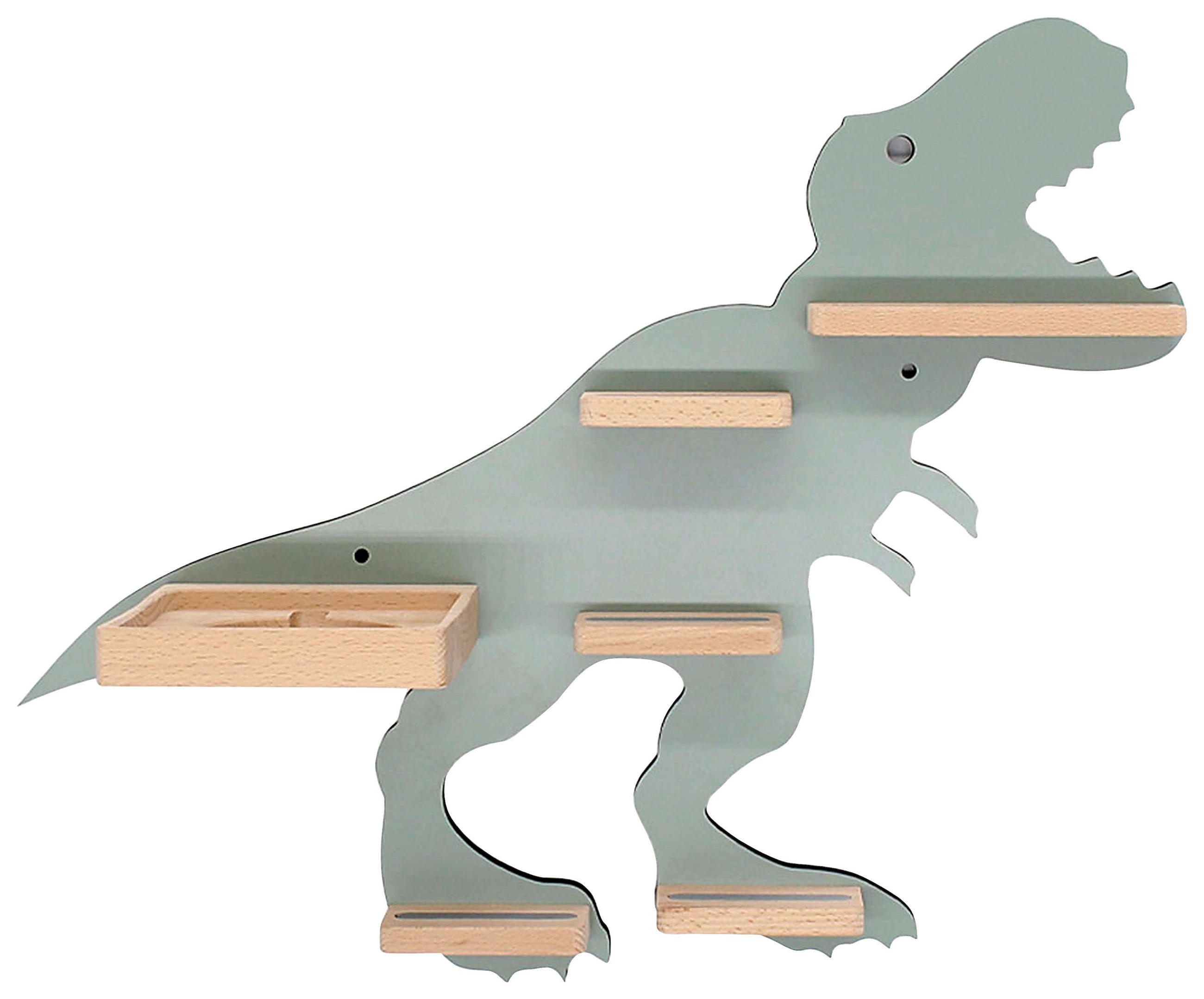 KINDERREGAL Grün - Grün, MODERN, Holzwerkstoff (52/44/19cm) - MID.YOU