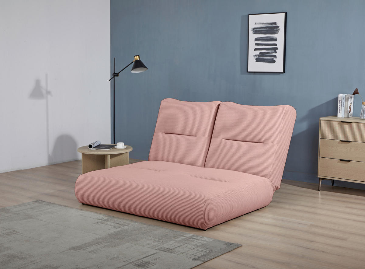 SCHLAFSOFA Cord Altrosa  - Altrosa, Design, Textil (159/88/160cm) - Livetastic